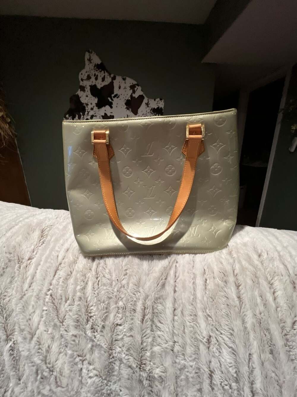 Louis Vuitton Monogram Vernis Houston Tote Bag